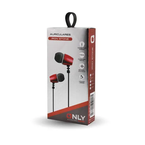 MANOS LIBRES MOD26 - METAL V2.1 - ROJO