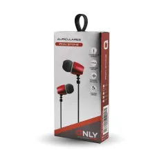 MANOS LIBRES MOD26 - METAL V2.1 - ROJO