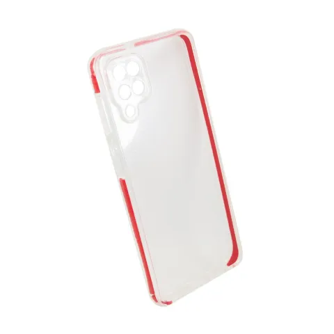 TPU ACRILICO TRANSP. MOD 157 - SAM A52 - ROJO