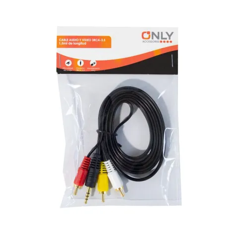 CABLE AUDIO Y VIDEO RCA/3.5 VR 1.5M