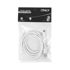 CABLE USB MOD 71 - FLIP - ONLY - V8 - 1,5 MTS