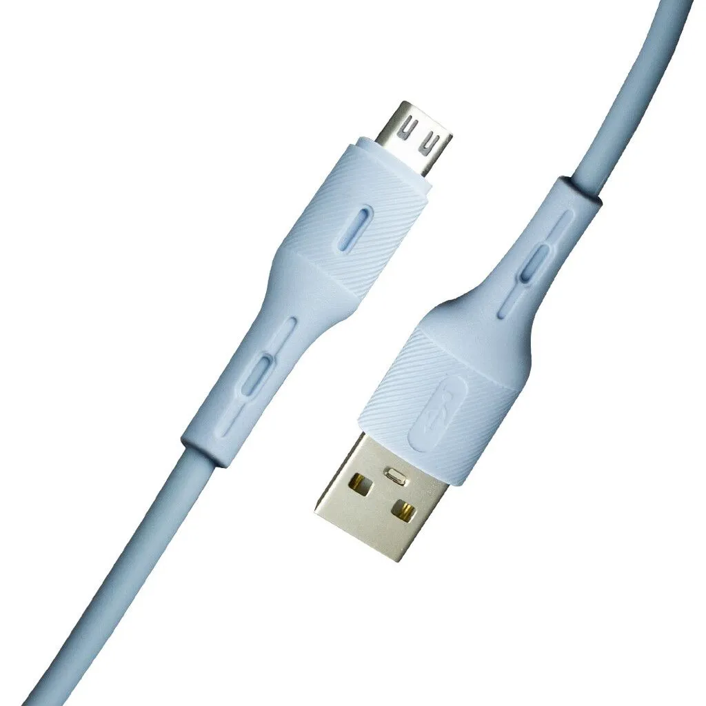 CABLE USB MOD 118 ECO LISO 2 - YEXA - V8 - AZUL