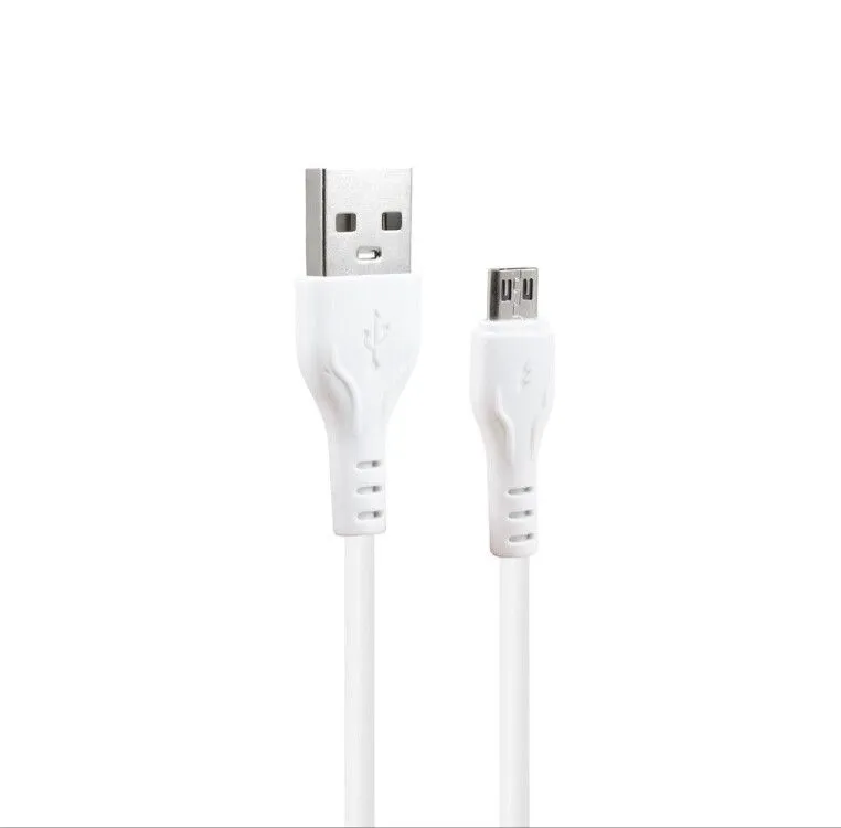 CABLE USB MOD 124 - YEXA - V8 - BLANCO - KIT X 200