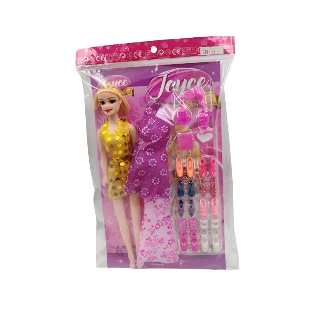 MUÑECA JOYCE ACCESORIOS ECO 725-D2 - ZUMO - MULTICOLOR