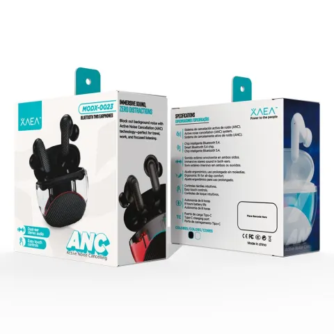 MANOS LIBRES TWS ANC MODX-0023 - XAEA - KIT X 100