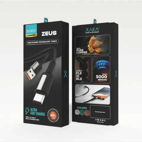 CABLE ZEUS TIPO USB-TIPO C MODX-00ME - XAEA