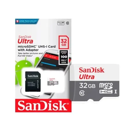 MEMORIA SANDISK 32GB ORIGINAL ULTRA CLASE 10
