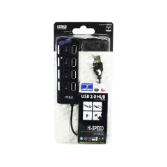 ADAPTADOR HUB USB 4 PUERTOS - NEGRO