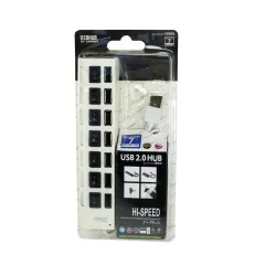 ADAPTADOR HUB USB 7 PUERTOS - BLANCO
