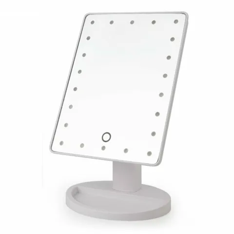 ESPEJO LED GIRATORIO 360° - BLANCO