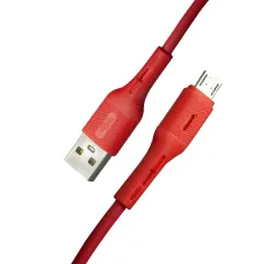 CABLE USB MOD 118 ECO LISO 2 - YEXA - V8 - ROJO