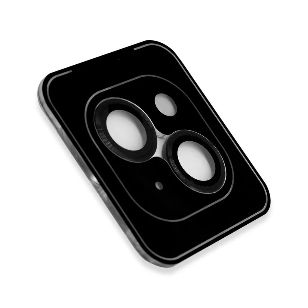 PROTECTOR DE CAMARA - MODO-004 METAL - IPH 11 / 12 / 12 MINI - ONLY - NEGRO