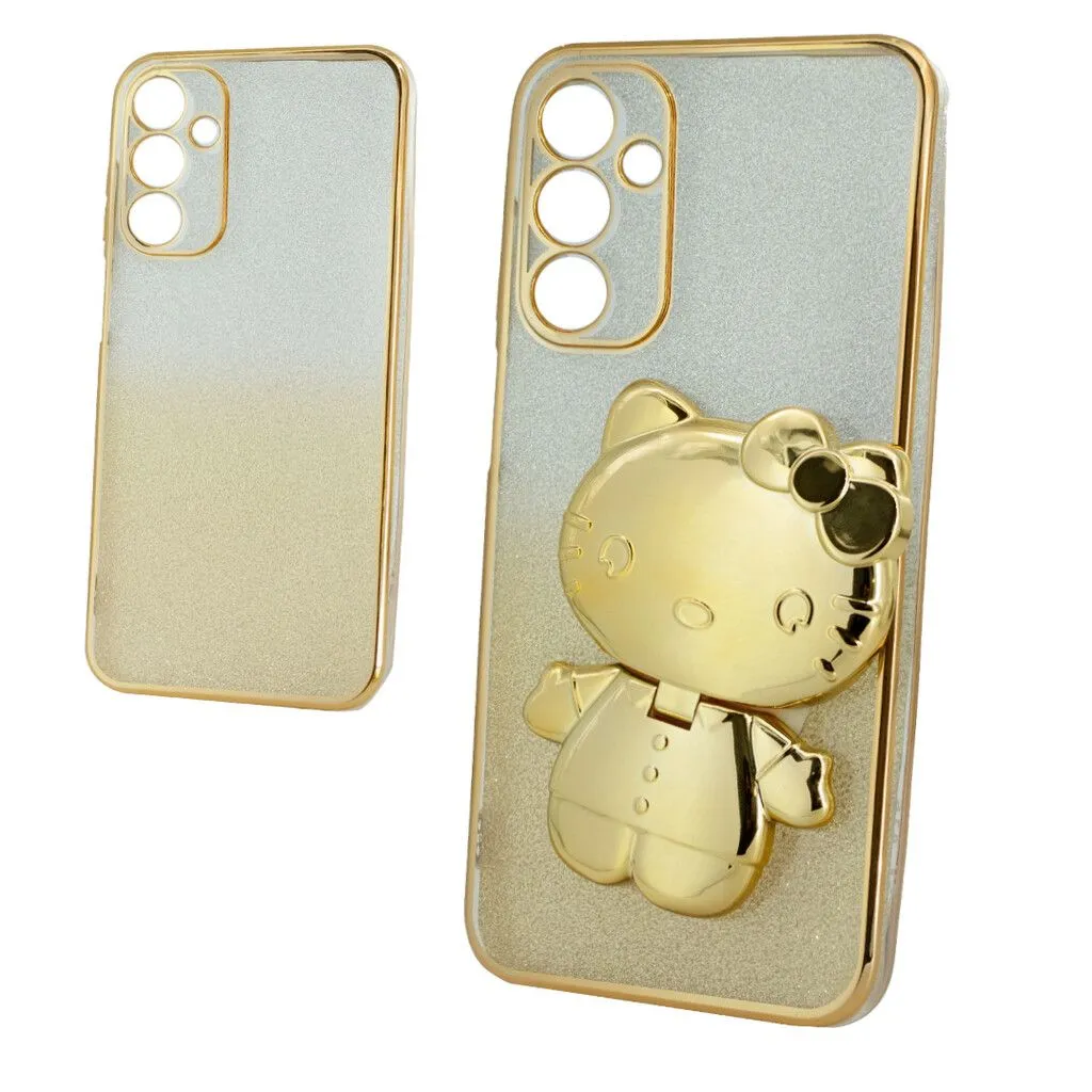 TPU MOD556 BRILLO KITTY - SAM A13 4G - ONLY - DORADO