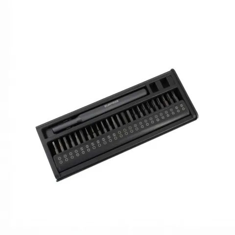 JUEGO DE DESTORNILLADORES DE PRECISION 50 EN 1 CRV ACERO (GRIS FOSFATO) J2008-4