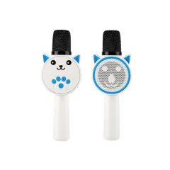 MICROFONO CON PARLANTE KIDS D1 - MODS-881 - STOCK - BLANCO
