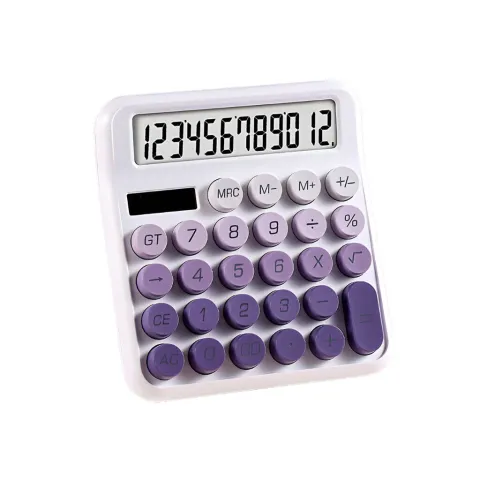 CALCULADORA COLORES GRANDE MODV-001W - VARIOS - VIOLETA